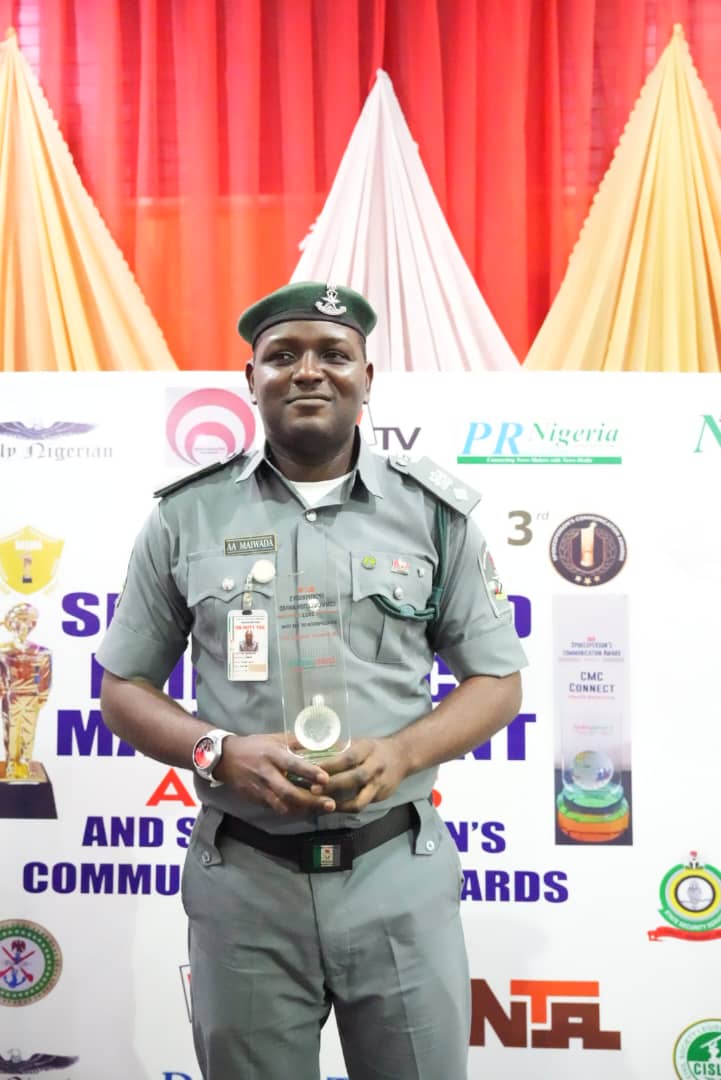 Customs National PRO, CSC Maiwada, bags 'Spokesperson of the Year ...